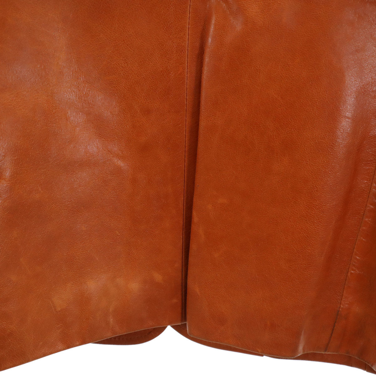 BEATING HEART ビーティングハート 山羊革 ゴートスキン レザー テーラードジャケット 2 オレンジ レディース