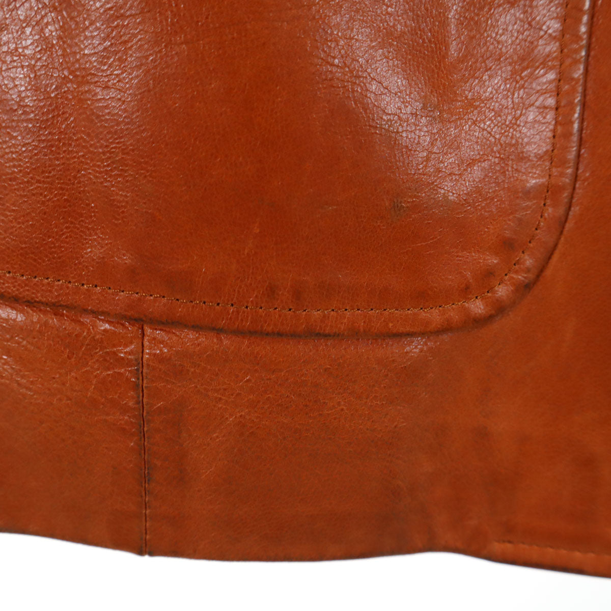 BEATING HEART ビーティングハート 山羊革 ゴートスキン レザー テーラードジャケット 2 オレンジ レディース