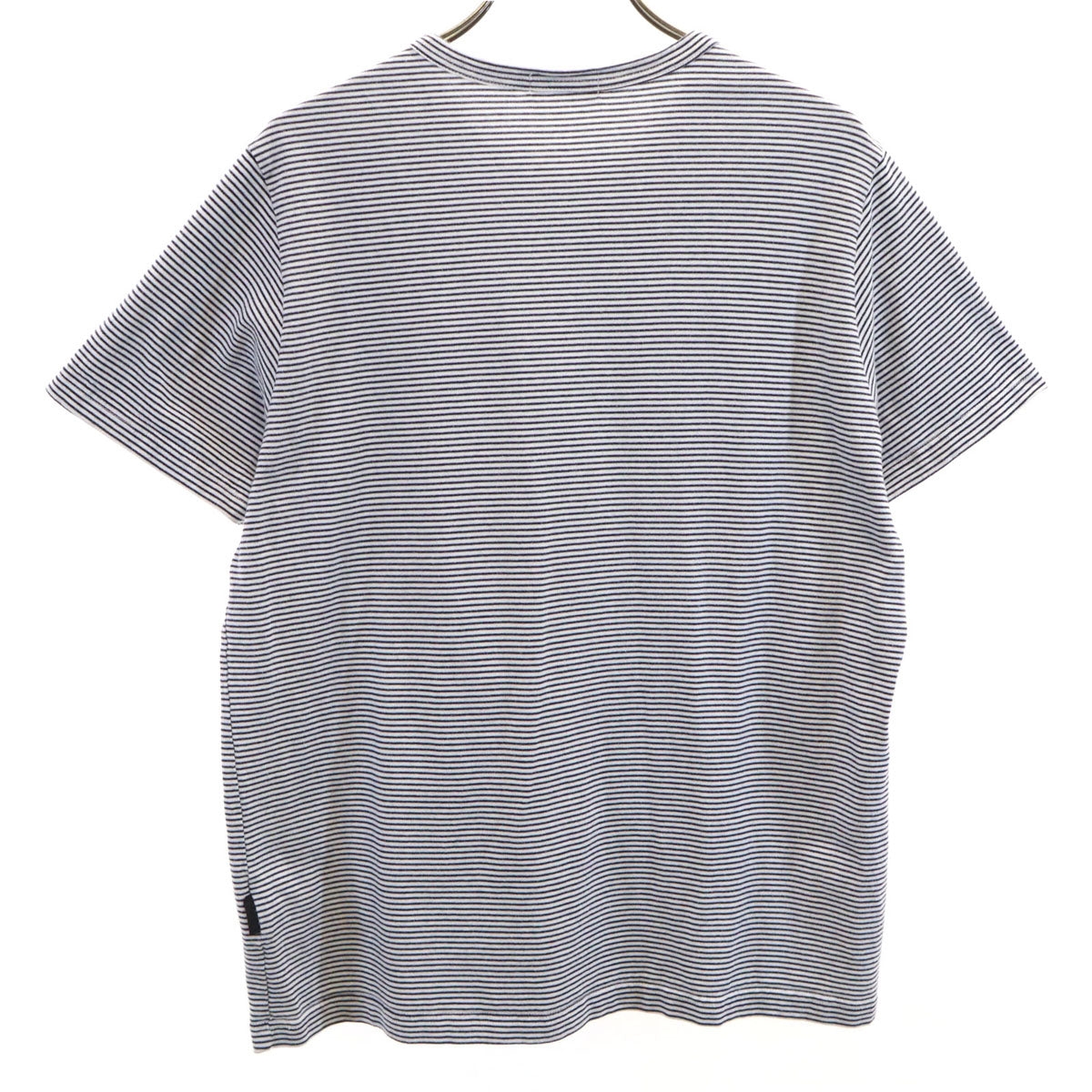 Y's for living ワイズフォーリビング ボーダー柄 半袖 Tシャツ ホワイト レディース