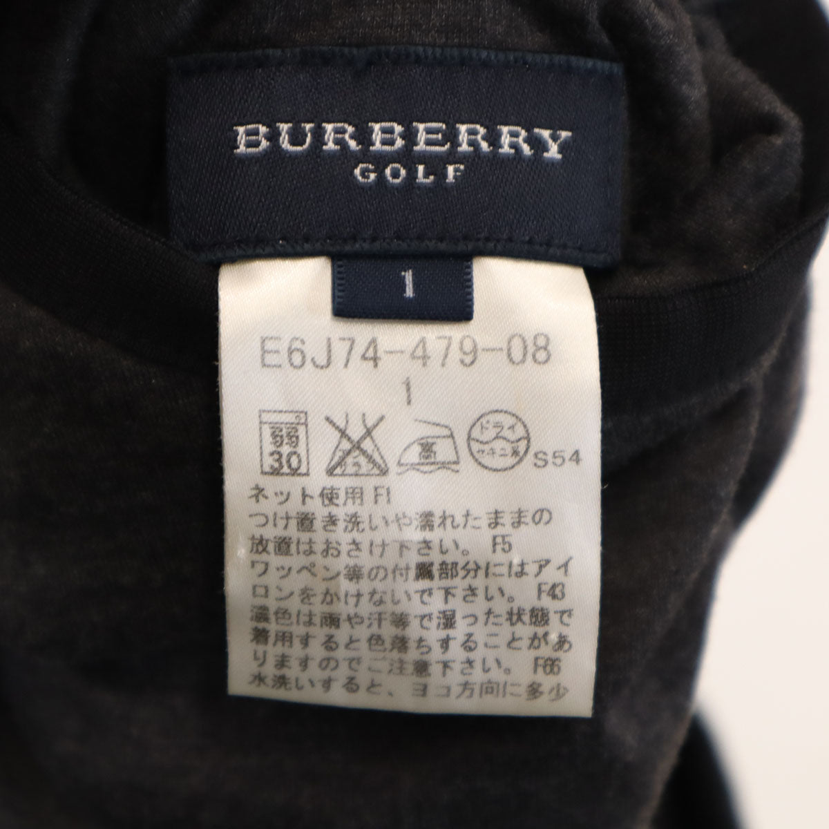 BURBERRY GOLF バーバリーゴルフ 日本製 半袖 リバーシブル ワンピース 1 チャコールグレー 三陽商会 レディース