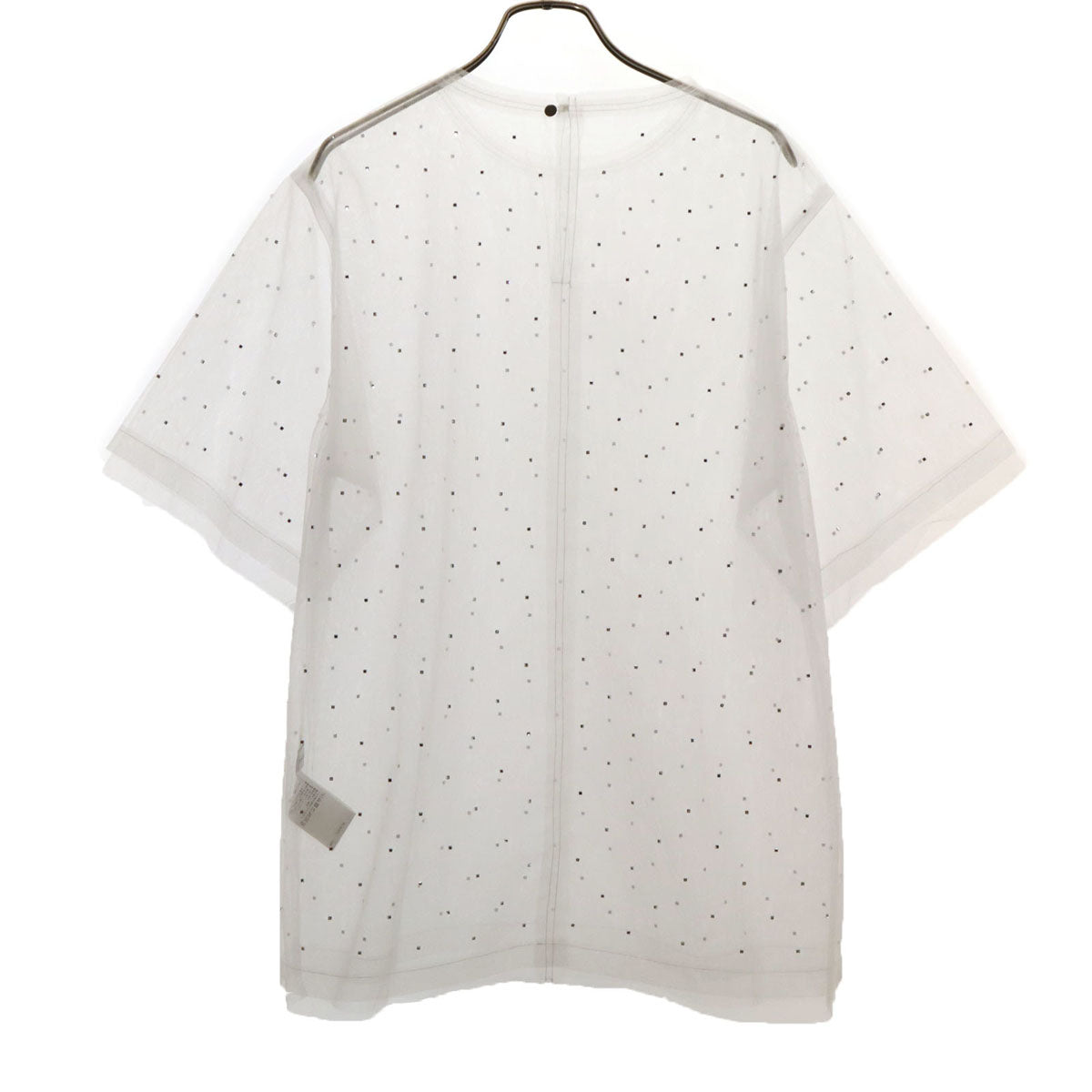 美品 MAISON SPECIAL メゾンスペシャル 半袖 チュール Tシャツ FREE ホワイト レディース