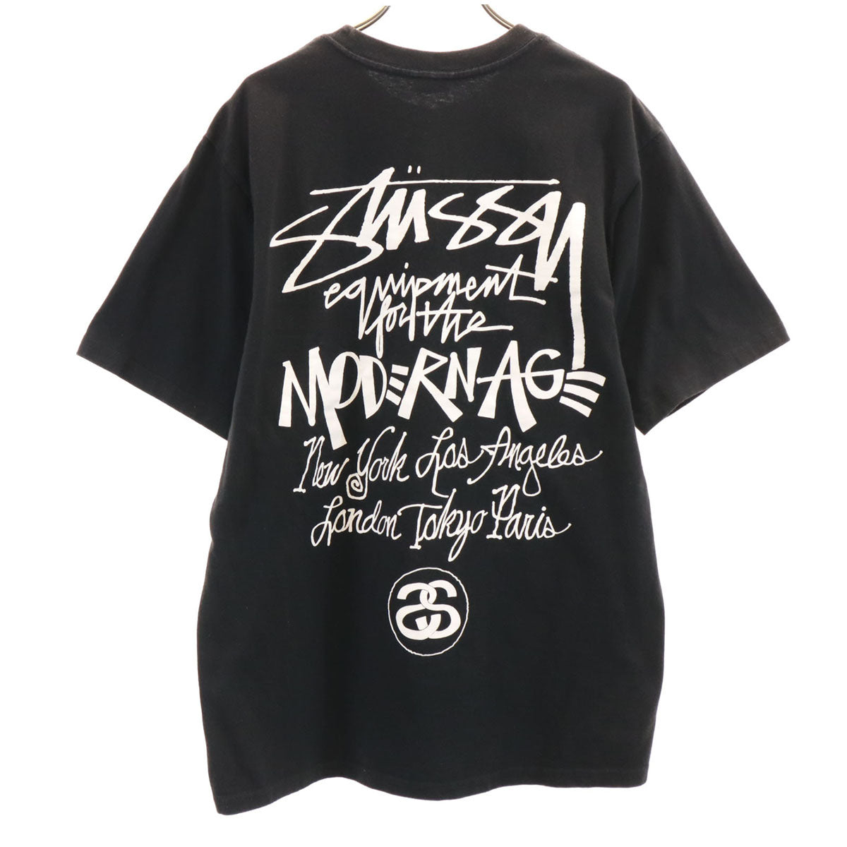STUSSY ステューシー 半袖 Tシャツ M ブラック メンズ