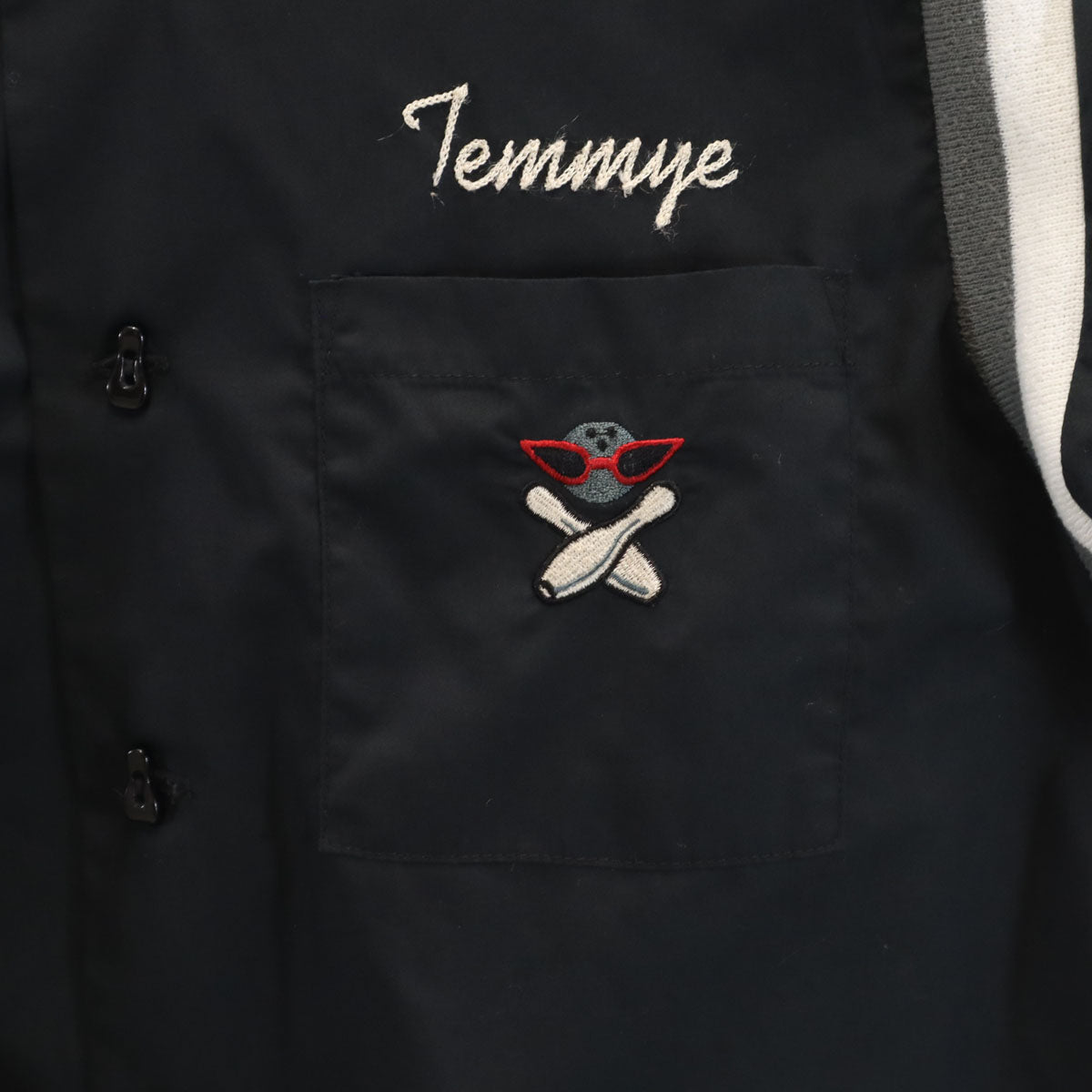 TEMMYE ティミー 半袖 ボウリングシャツ M ブラック CREAM SODA クリームソーダ メンズ