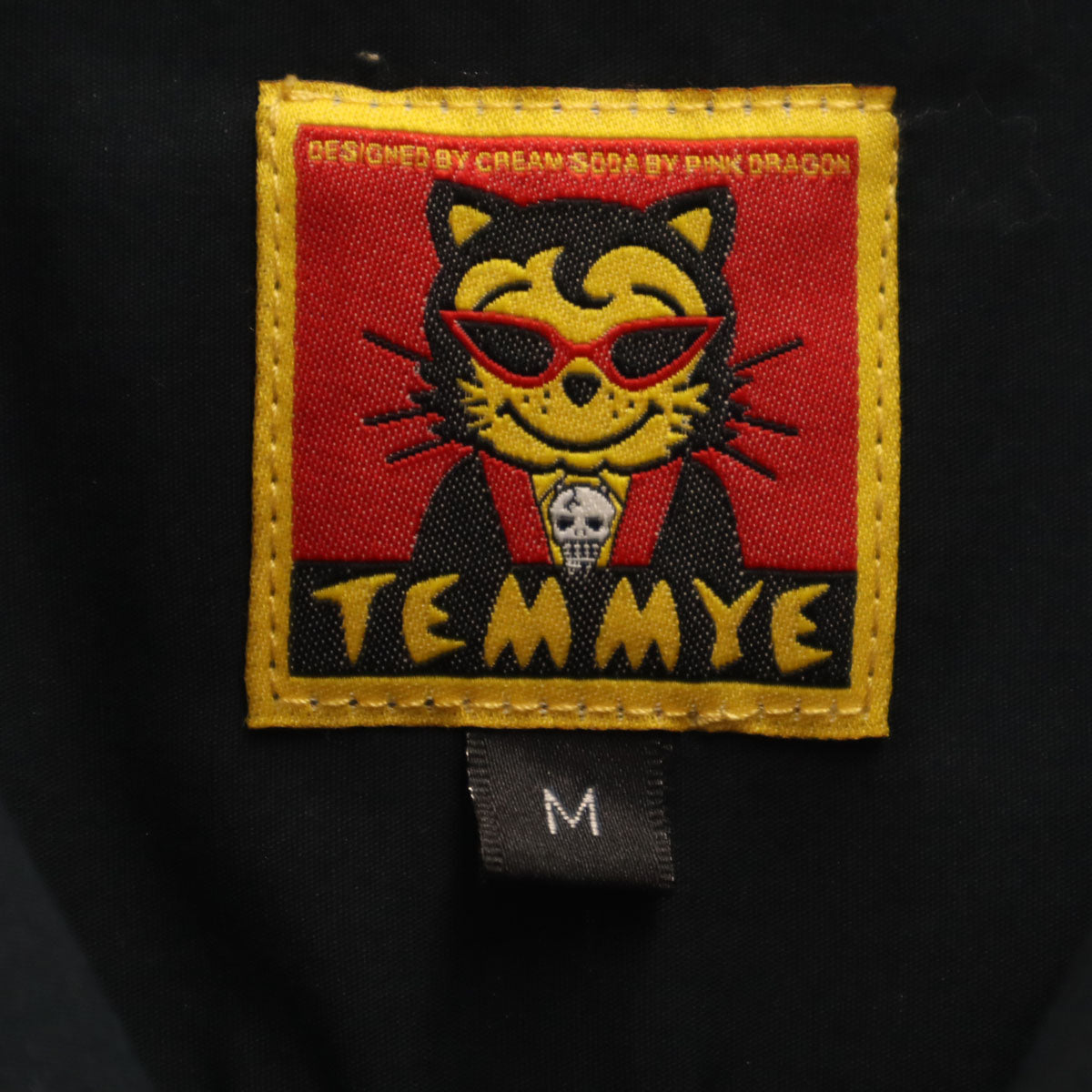 TEMMYE ティミー 半袖 ボウリングシャツ M ブラック CREAM SODA クリームソーダ メンズ