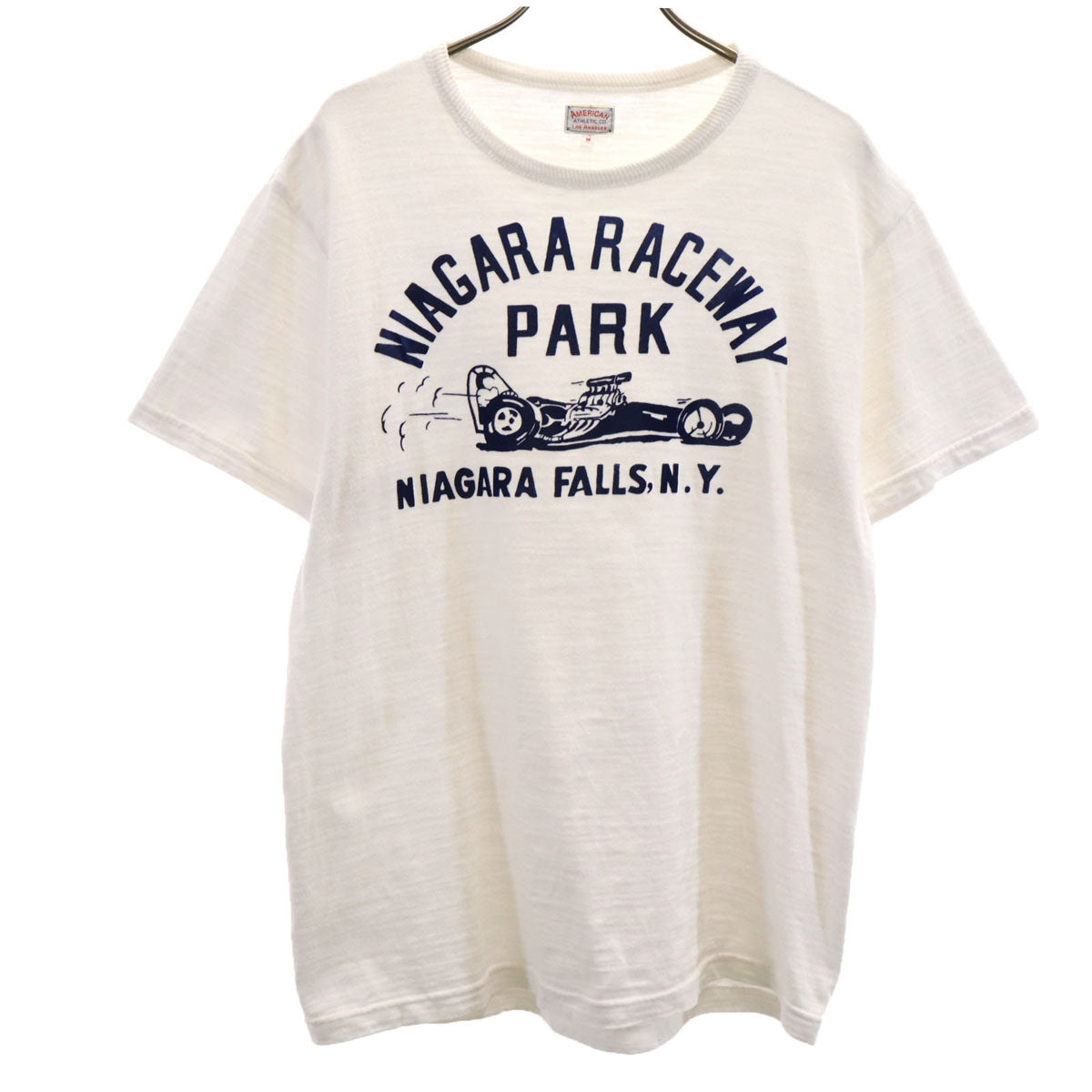 The REAL McCOY'S ザリアルマッコイズ 半袖 Tシャツ M ホワイト AMERICAN ATHLETIC メンズ