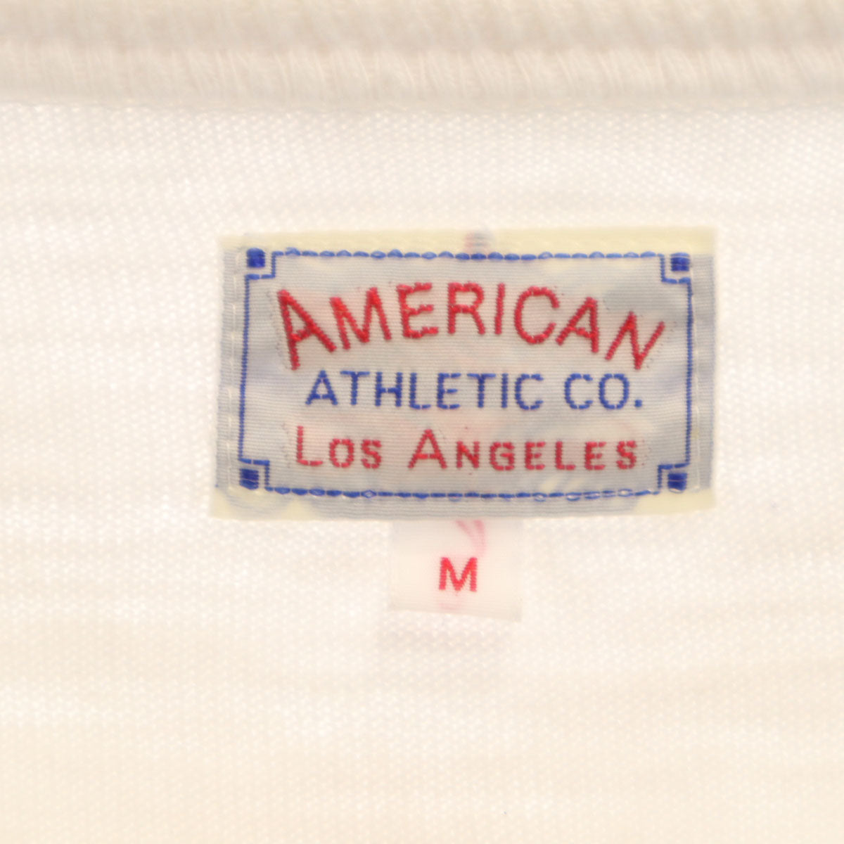 The REAL McCOY'S ザリアルマッコイズ 半袖 Tシャツ M ホワイト AMERICAN ATHLETIC メンズ