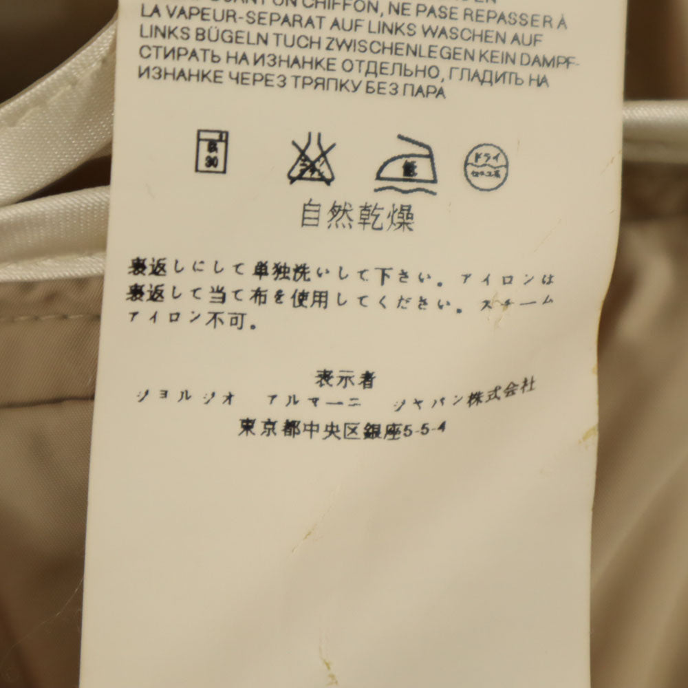 ARMANI JEANS アルマーニジーンズ トレンチコート 44 ベージュ レディース