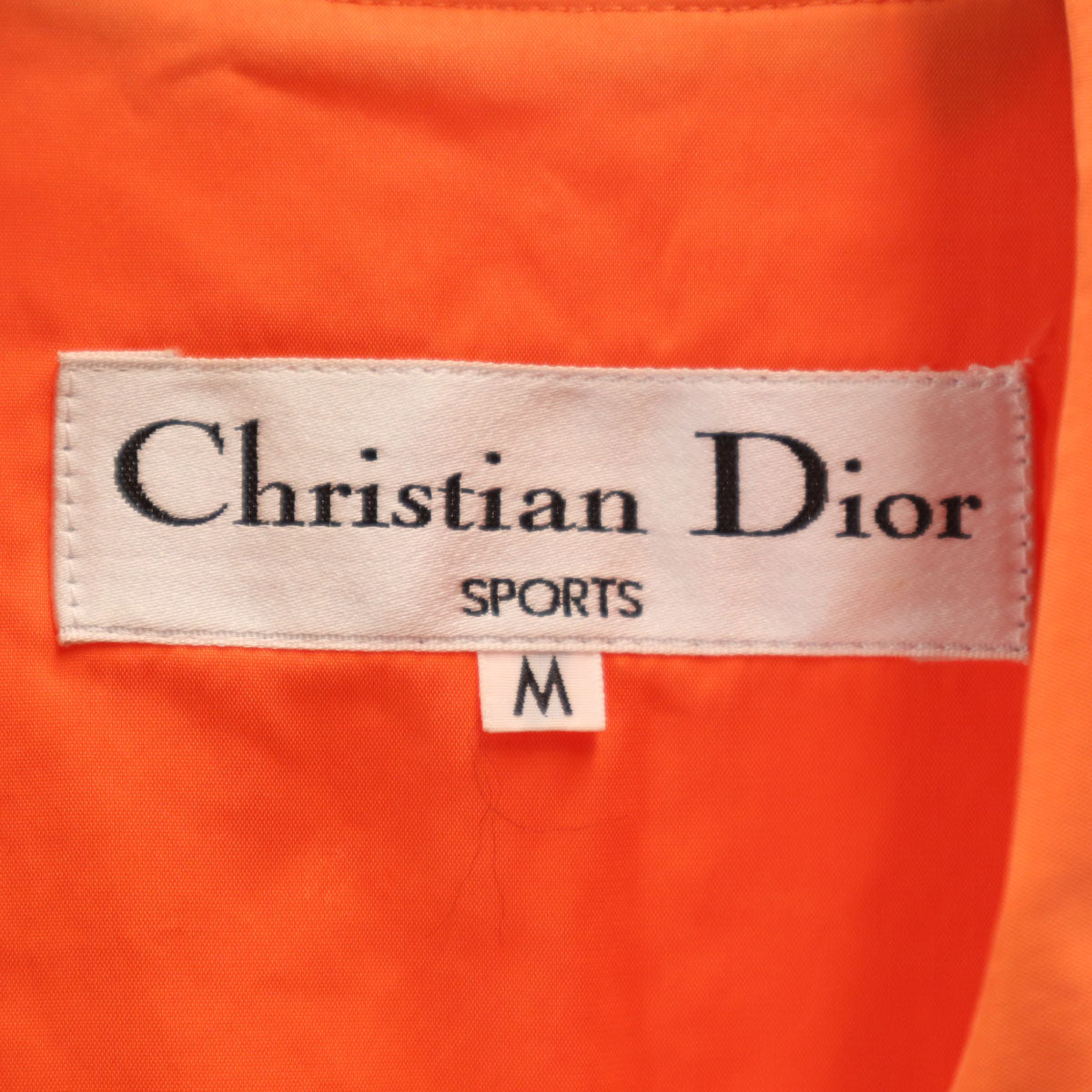 Christian Dior SPORTS クリスチャンディオールスポーツ 90s オールド ブルゾン M オレンジ ジャケット レディース