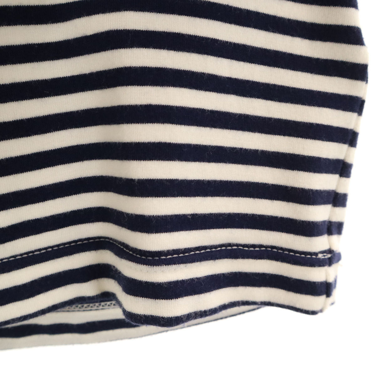 COMME des GARCONS コムデギャルソン 2007年 日本製 ボーダー柄 半袖 Tシャツ S ネイビー レディース