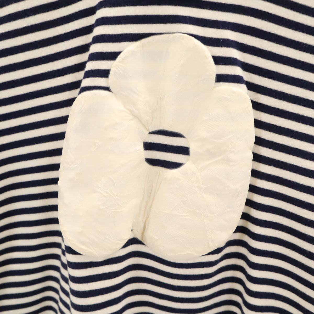 COMME des GARCONS コムデギャルソン 2007年 日本製 ボーダー柄 半袖 Tシャツ S ネイビー レディース