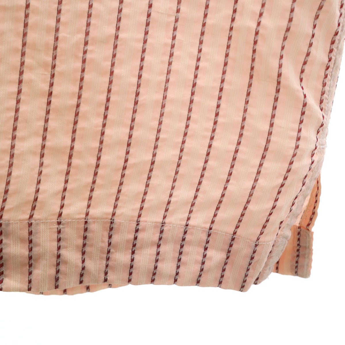 Paul Smith LONDON ポールスミスロンドン ストライプ柄 半袖 シアサッカー シャツ M ピンク メンズ