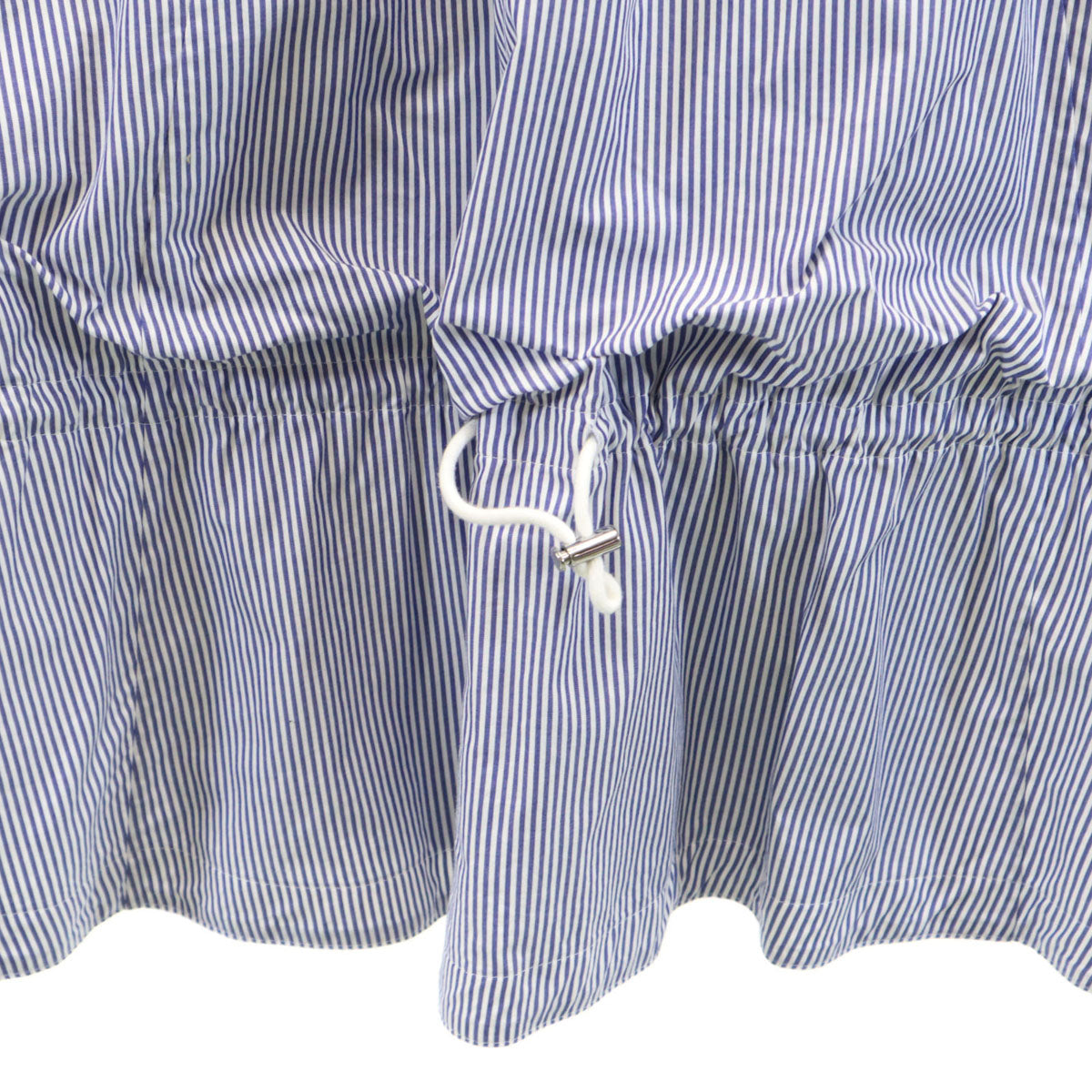 Sacai サカイ 日本製 ストライプ柄 長袖 シャツ切り替え ワンピース 1