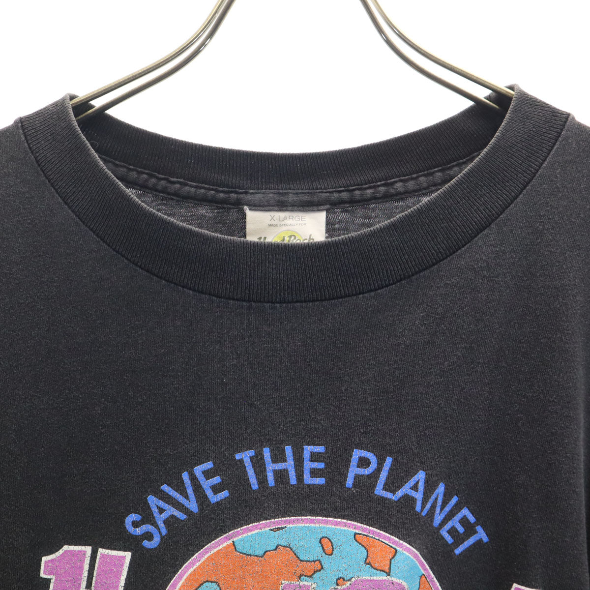 HARD ROCK CAFE ハードロックカフェ 90s USA製 オールド Washington.D.C. 半袖 Tシャツ XL ブラック メンズ