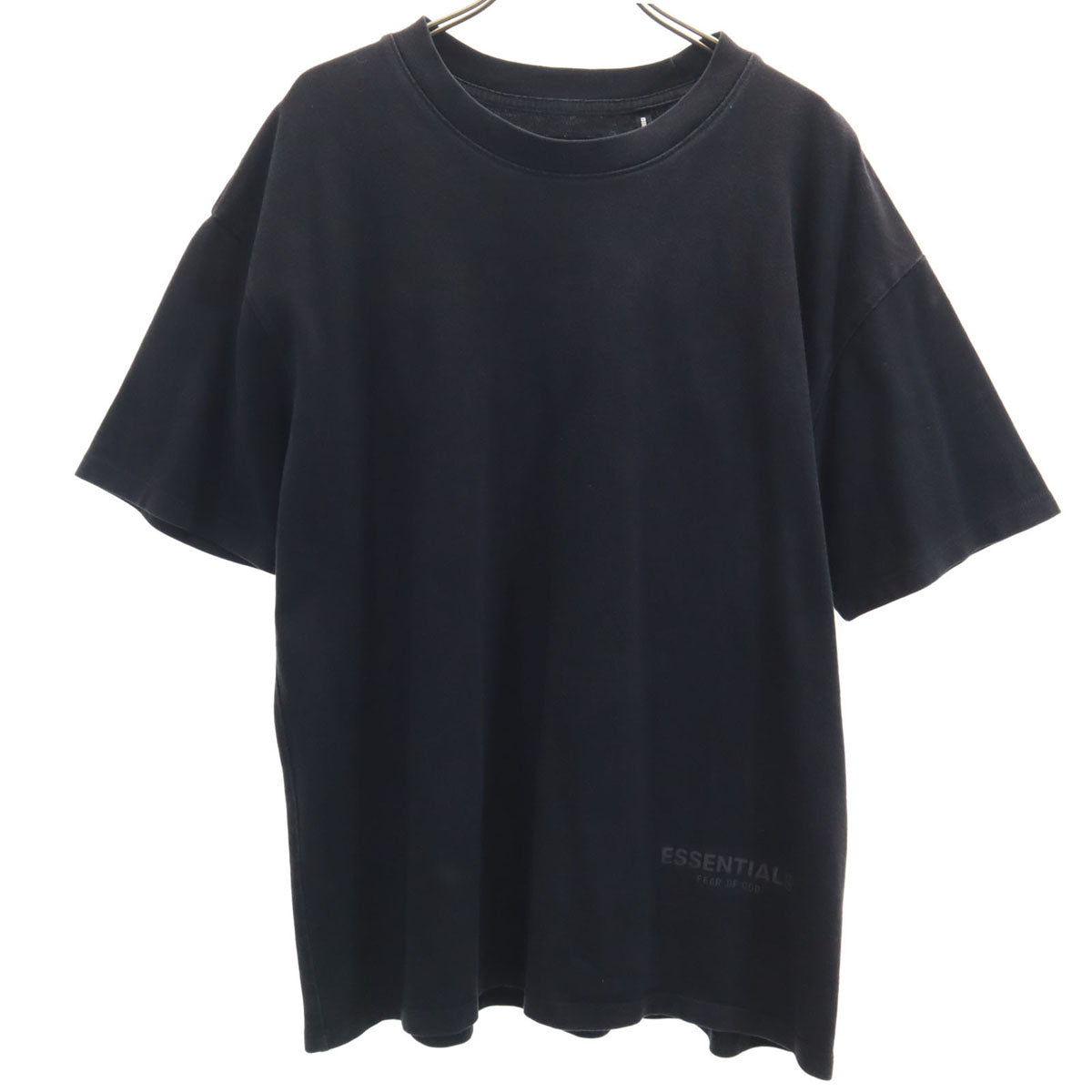 ESSENTIALS エッセンシャルズ バックロゴ 半袖 Tシャツ M ブラック メンズ