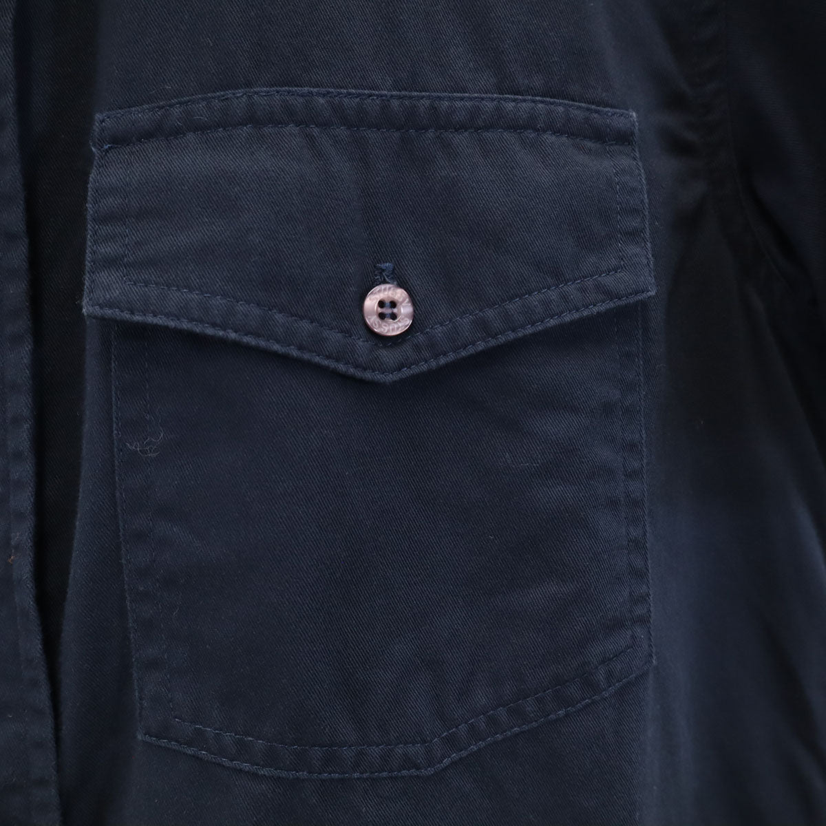 STUSSY ステューシー 90s USA製 オールド 紺タグ 半袖 ワークシャツ M ネイビー メンズ