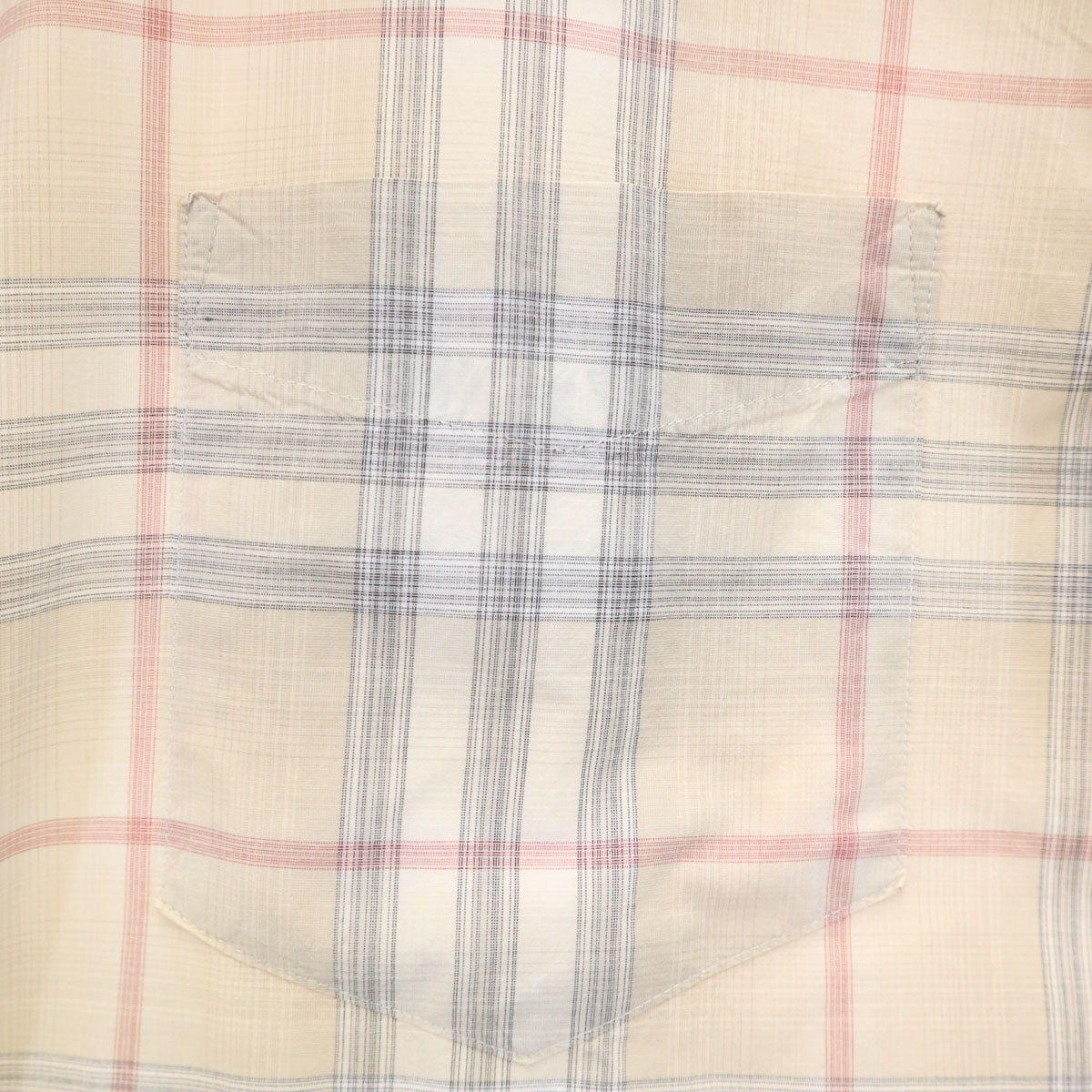 BURBERRY LONDON バーバリーロンドン 日本製 チェック柄 半袖 シャツ L ベージュ 三陽商会 メンズ