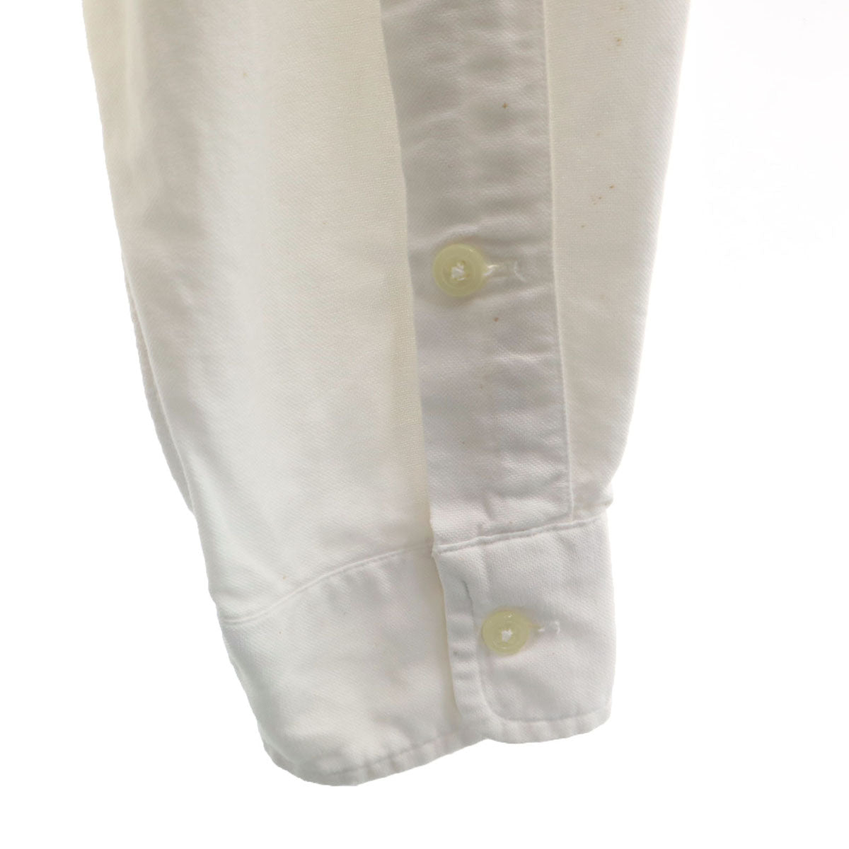 RRL ダブルアールエル 90s オールド 初期タグ 赤3星 長袖 ボタンダウンシャツ S ホワイト メンズ