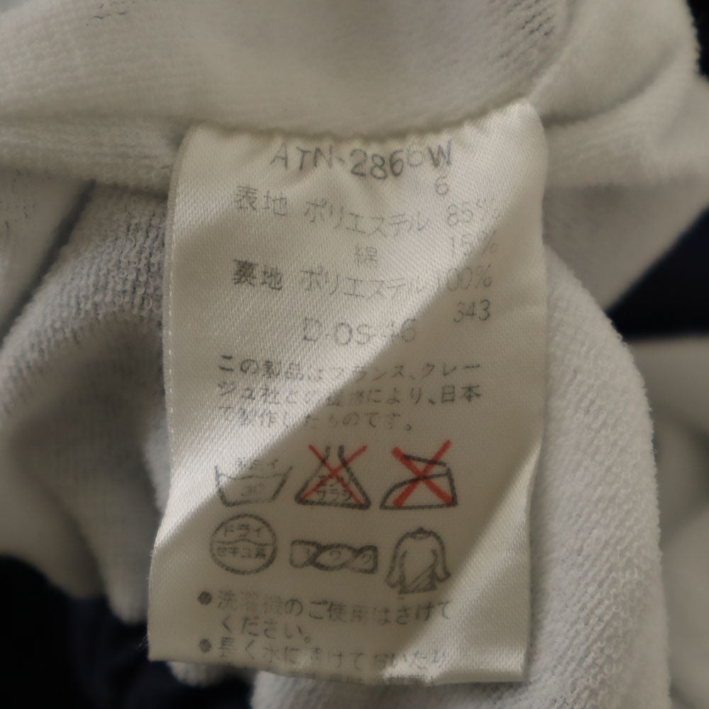 クレージュ 日本製 バックロゴ ブルゾン 11 ネイビー courreges sport futur ジャケット レディース