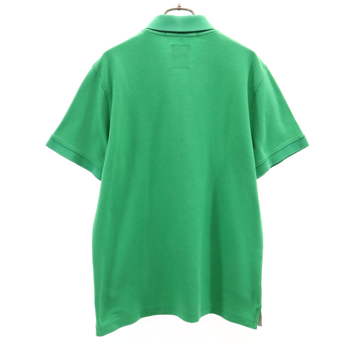 MARK&LONA マークアンドロナ 日本製 半袖 ポロシャツ XL グリーン 鹿の子 メンズ