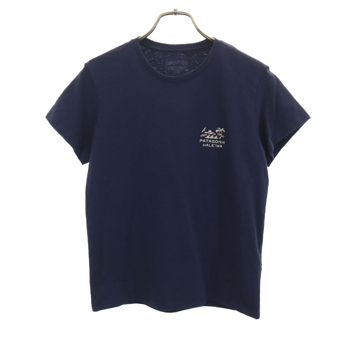 patagonia パタゴニア ハレイワ店限定 バックプリント 半袖 Tシャツ XS ネイビー 37725FA24 アウトドア メンズ