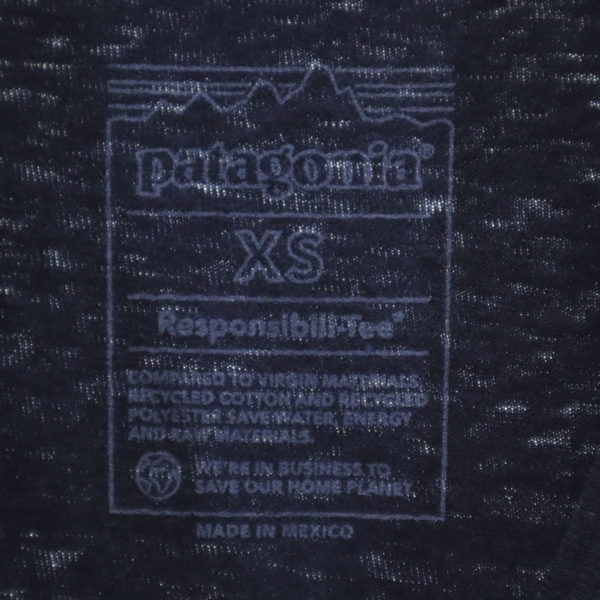 patagonia パタゴニア ハレイワ店限定 バックプリント 半袖 Tシャツ XS ネイビー 37725FA24 アウトドア メンズ