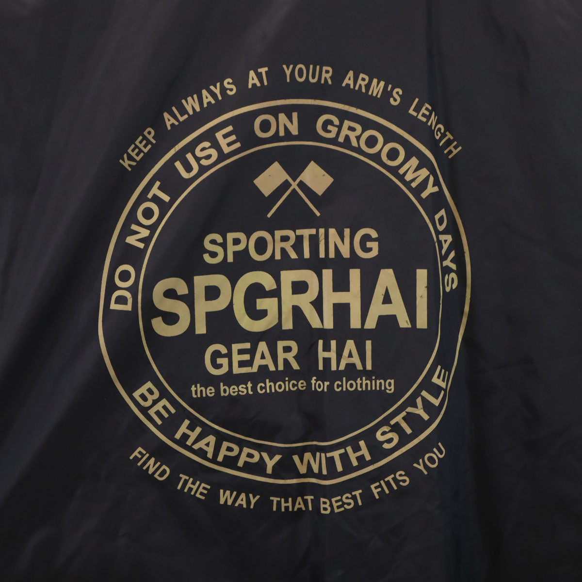 HAI SPORTING GEAR ハイスポーティングギア 90s オールド ナイロンジャケット M ブラック イッセイミヤケ メンズ