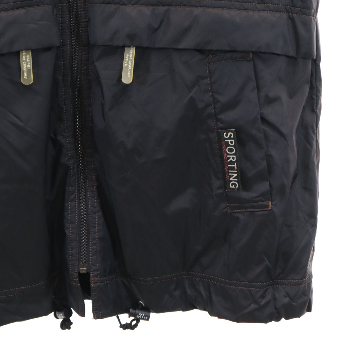 HAI SPORTING GEAR ハイスポーティングギア 90s オールド ナイロンジャケット M ブラック イッセイミヤケ メンズ