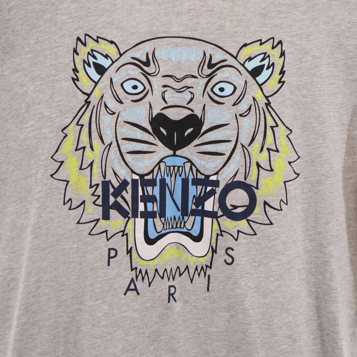 KENZO ケンゾー ポルトガル製 タイガー 半袖 Tシャツ XS グレー メンズ