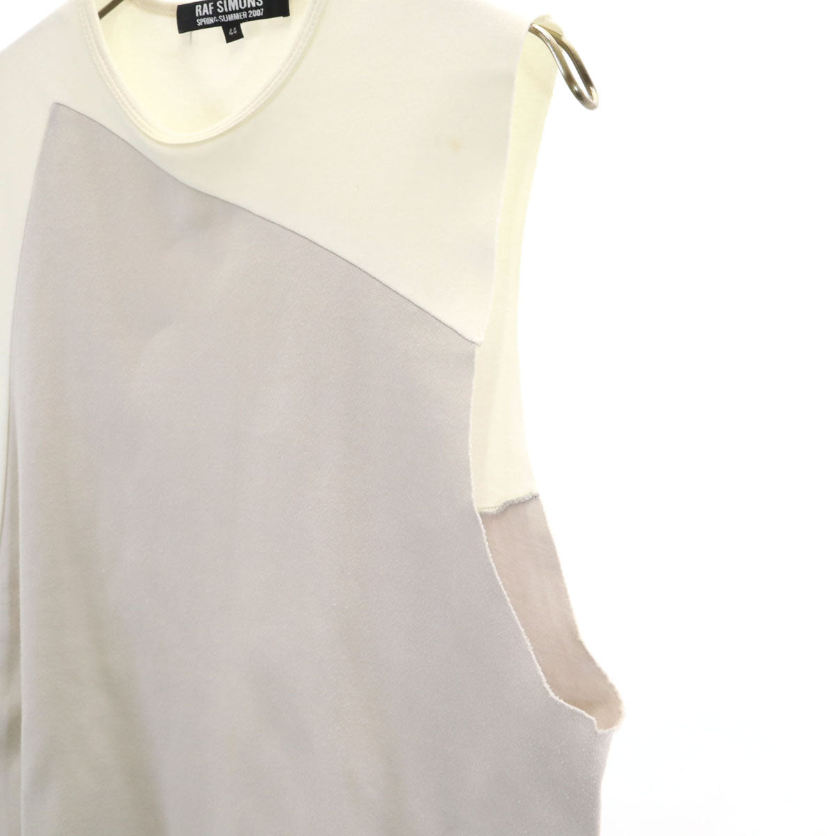 RAF SIMONS ラフシモンズ 07SS タンクトップ 44 アイボリー メンズ