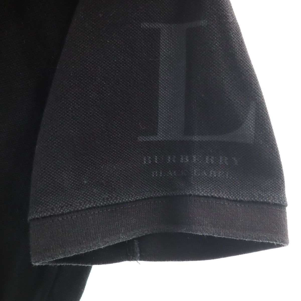 BURBERRY BLACK LABEL バーバリーブラックレーベル 半袖 ポロシャツ 2 ブラック 三陽商会 メンズ