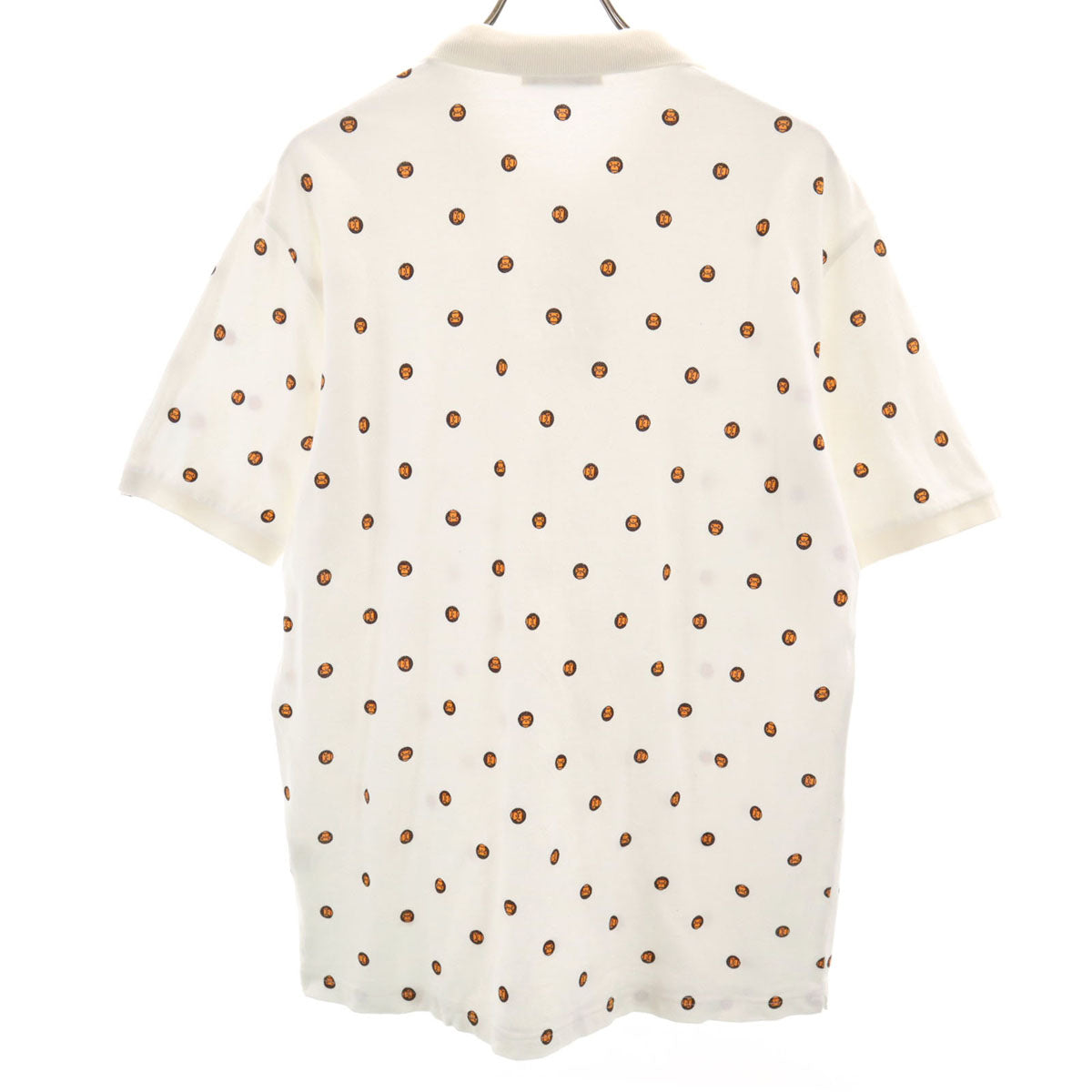 A BATHING APE アベイシングエイプ 日本製 ベイビーマイロ柄 半袖 ポロシャツ XL ホワイト メンズ