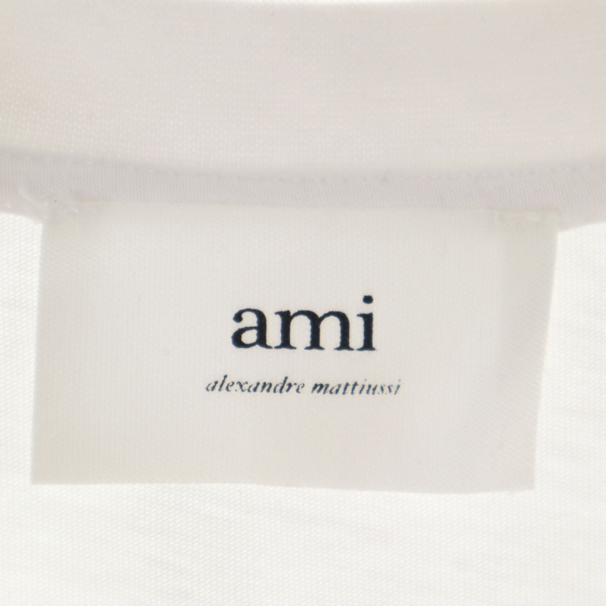 ami アミ ポルトガル製 半袖 Tシャツ M ホワイト レディース