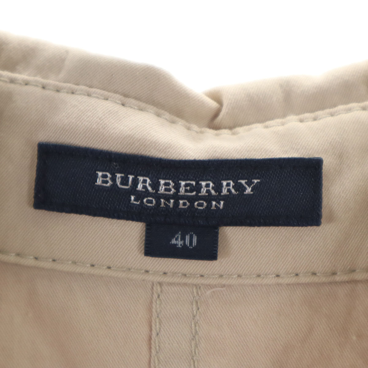 BURBERRY LONDON バーバリーロンドン 半袖 トレンチ ワンピース 40 ベージュ 三陽商会 レディース