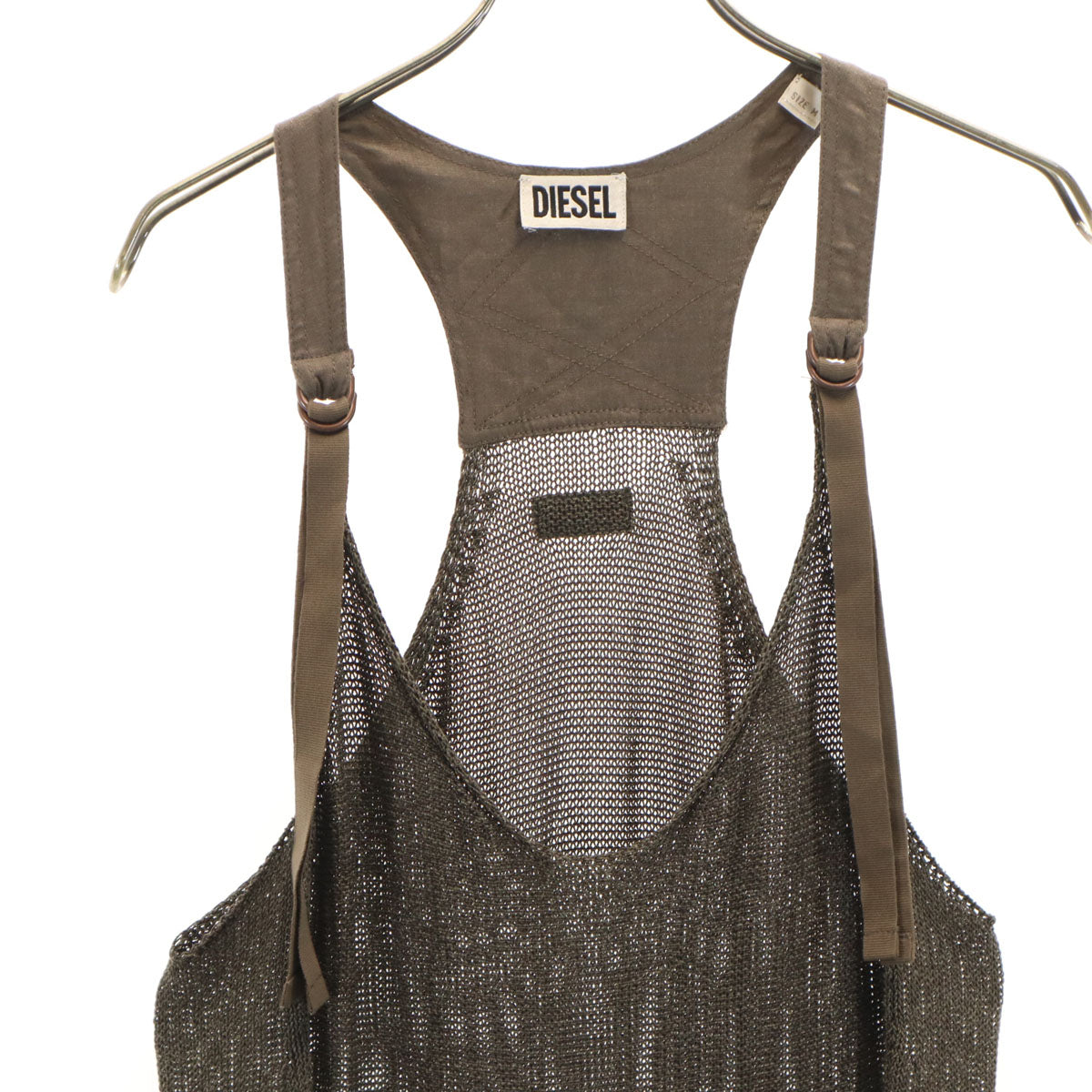 DIESEL ディーゼル ニット キャミワンピース M ブラウン系 レディース