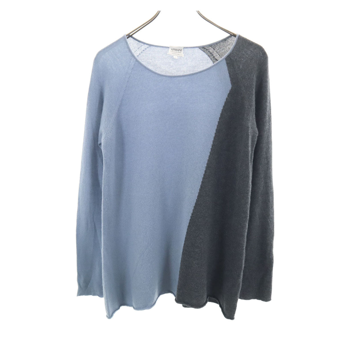 ARMANI COLLEZIONI アルマーニコレッツォーニ 長袖 セーター 44 グレー系 ニット メンズ