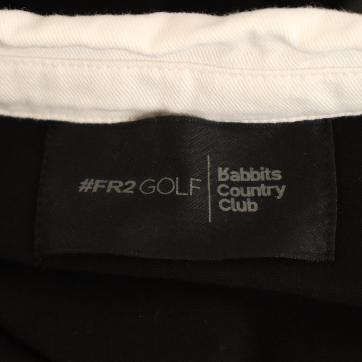 FR2 エフアールツー ゴルフ 半袖 ポロシャツ 3XL ブラック ビッグサイズ メンズ