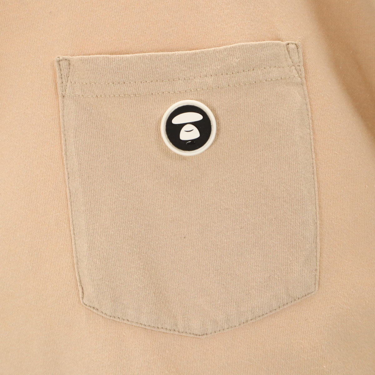 AAPE エーエイプ 半袖 Tシャツ L ベージュ アベイシングエイプ メンズ