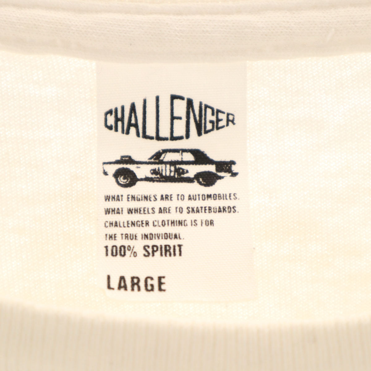 CHALLENGER チャレンジャー タランチュラ 半袖 Tシャツ L ホワイト メンズ