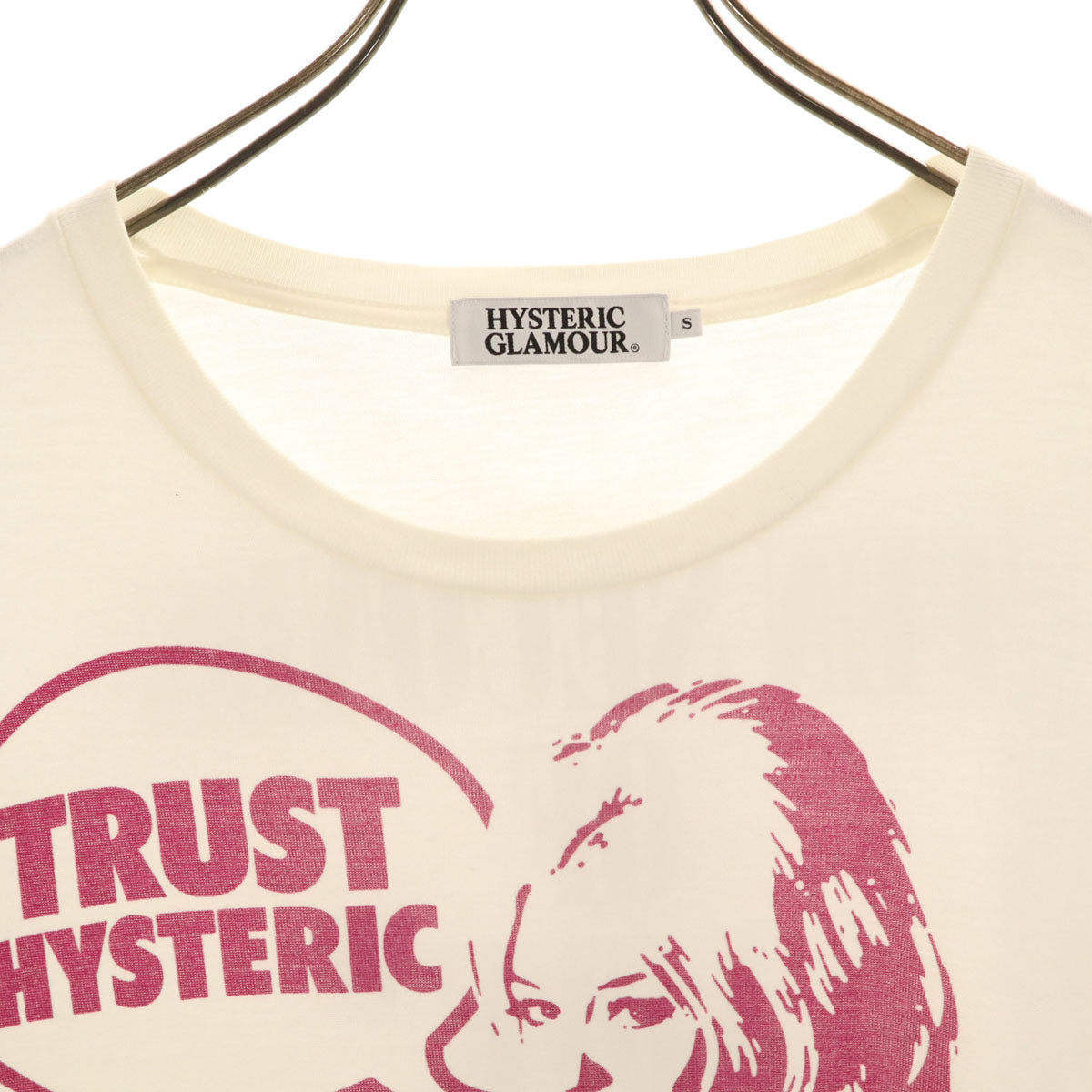 HYSTERIC GLAMOUR ヒステリックグラマー 日本製 半袖 Tシャツ S ホワイト メンズ