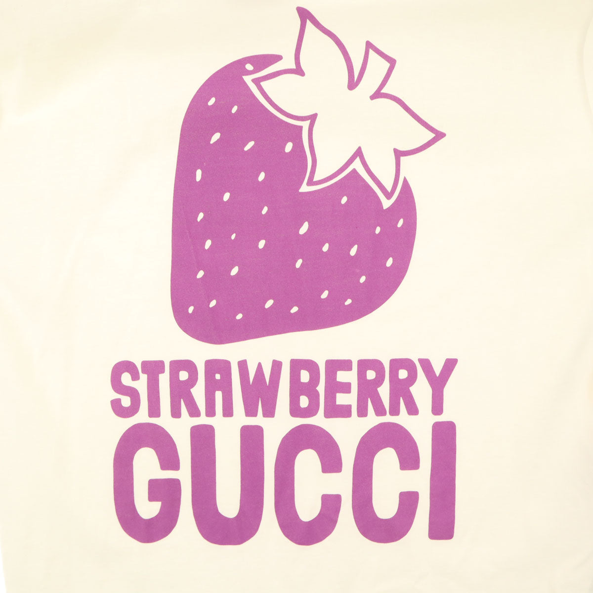 GUCCI グッチ イタリア製 ストロベリー 半袖 Tシャツ XS ホワイト メンズ