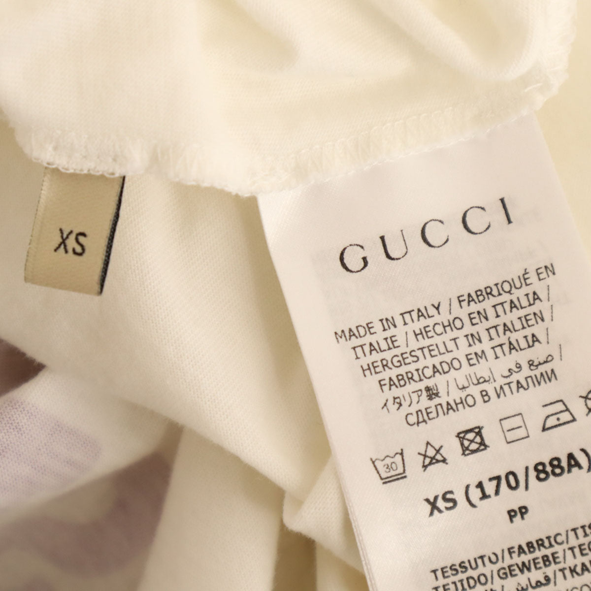 GUCCI グッチ イタリア製 ストロベリー 半袖 Tシャツ XS ホワイト メンズ
