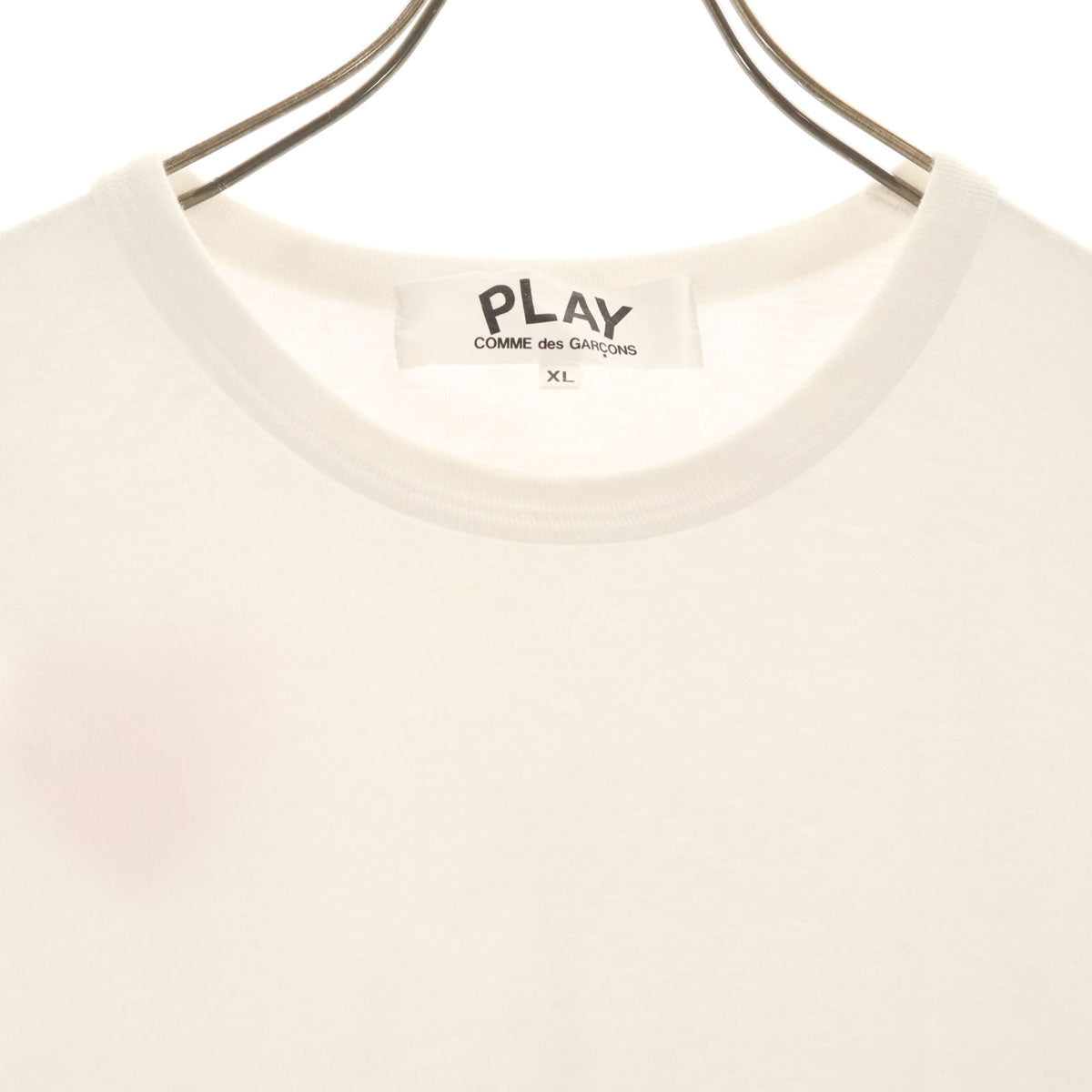 PLAY COMME des GARCONS プレイコムデギャルソン 2020年 THE NORTH FACE ノースフェイス コラボ 日本製 半袖 Tシャツ XL ホワイト メンズ