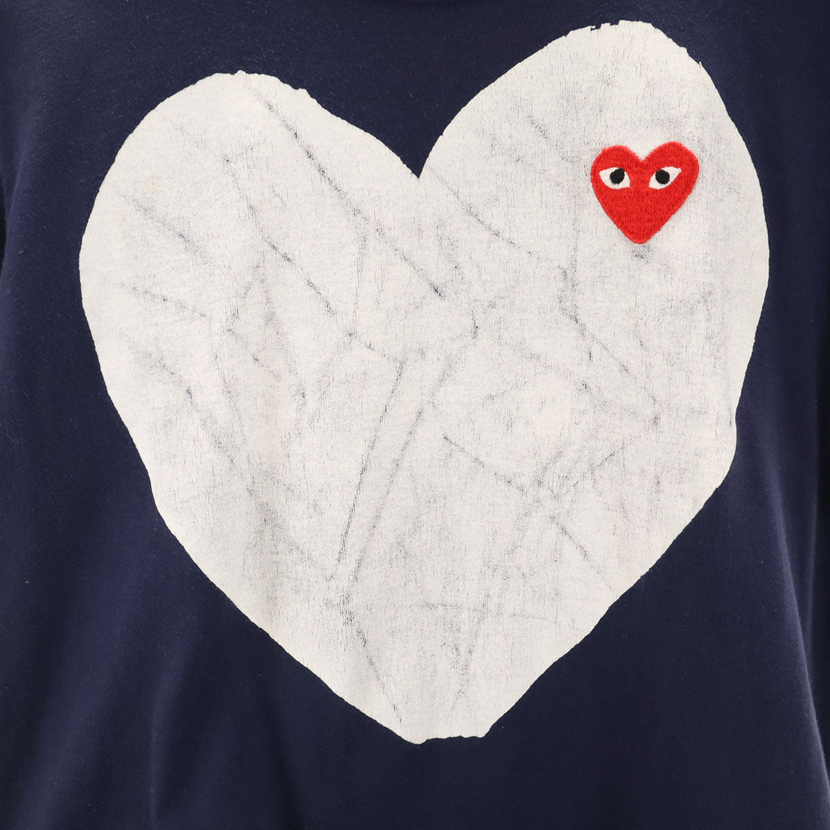 PLAY COMME des GARCONS プレイコムデギャルソン 2012年 日本製 半袖 Tシャツ M ネイビー メンズ