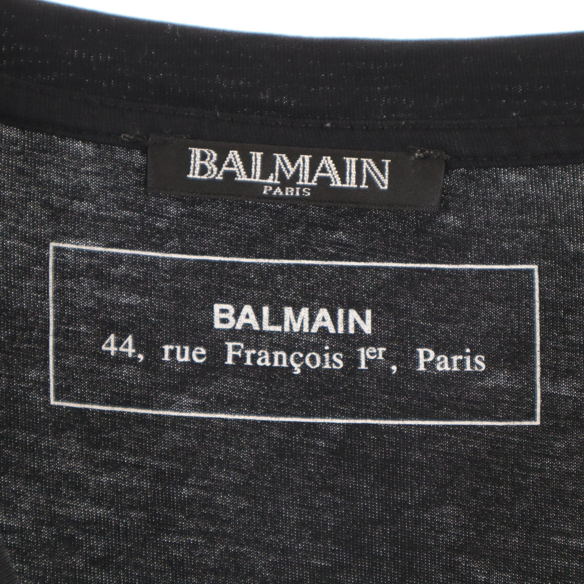 BALMAIN バルマン 半袖 Tシャツ S ブラック メンズ