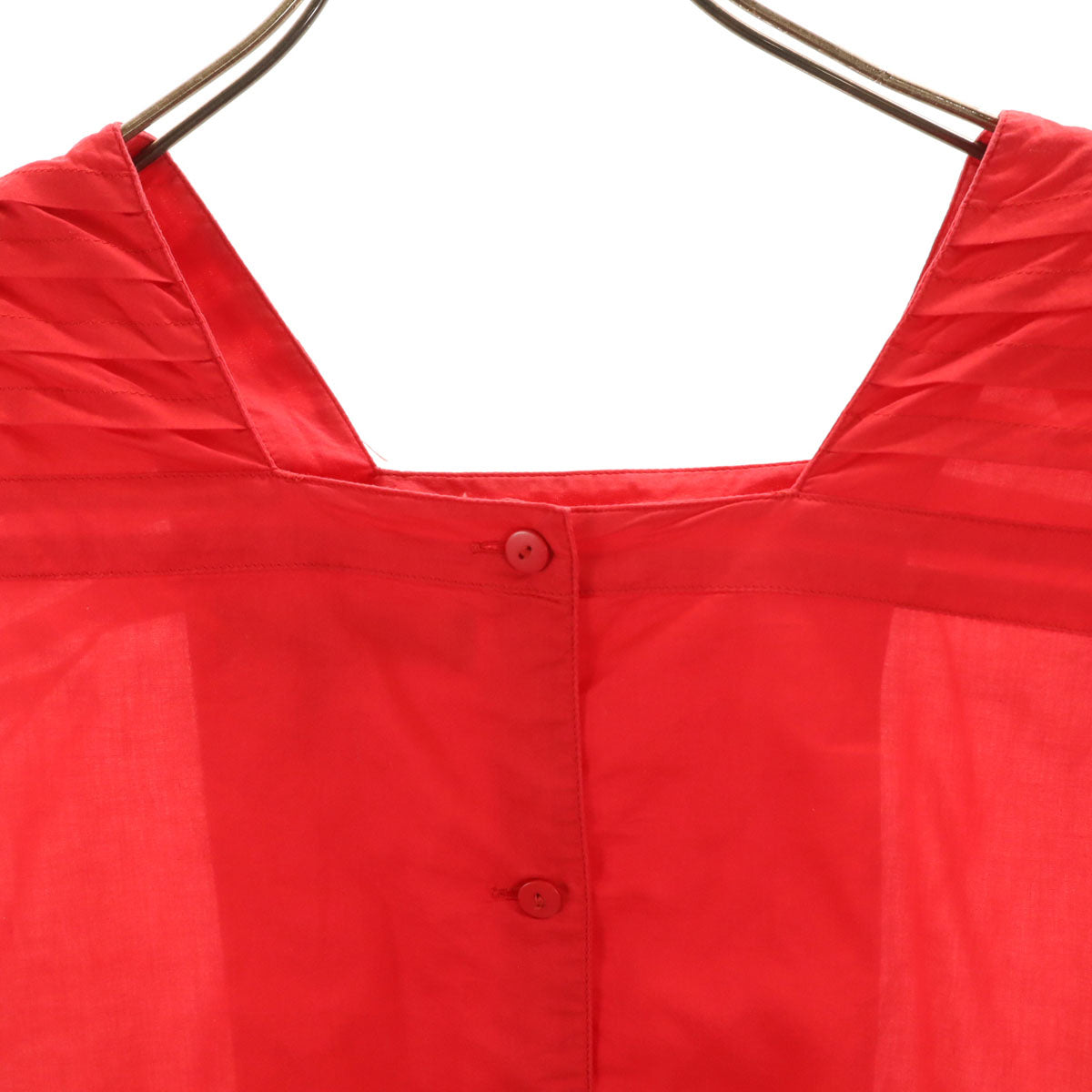 Christian Dior SPORTS クリスチャンディオールスポーツ 90s オールド ノースリーブ シャツ S レッド レディース
