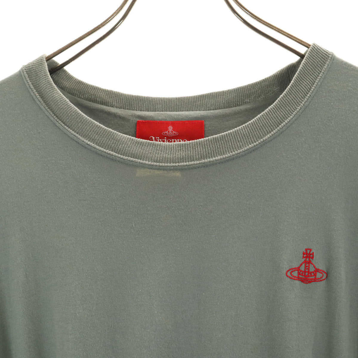 Vivienne Westwood RED LABEL ヴィヴィアンウエストウッドレッドレーベル 日本製 半袖 ロングワンピース 0 0 チャコールグレー レディース
