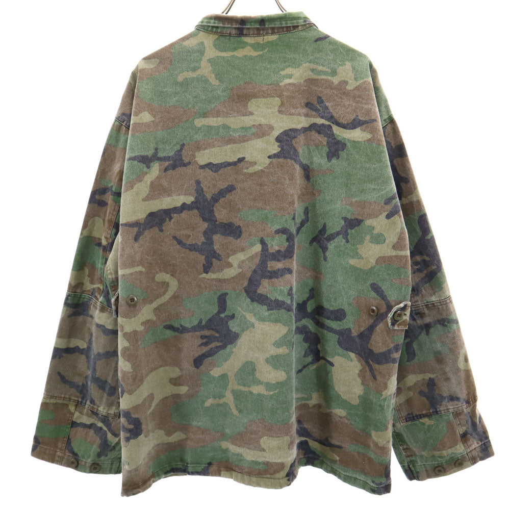 mnml ミニマル カモフラ柄 ミリタリージャケット XL カーキ 迷彩 メンズ