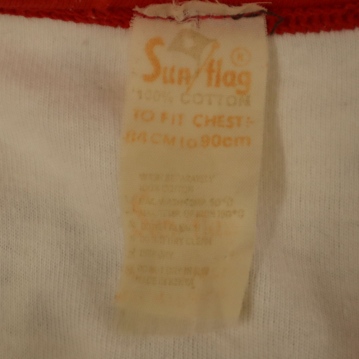 SUN FLAG サンフラッグ 80s ヴィンテージ マルボロ 半袖 リンガー Tシャツ アイボリー メンズ
