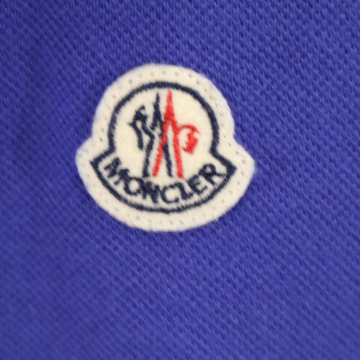 MONCLER モンクレール 半袖 ポロシャツ M 青紫 メンズ