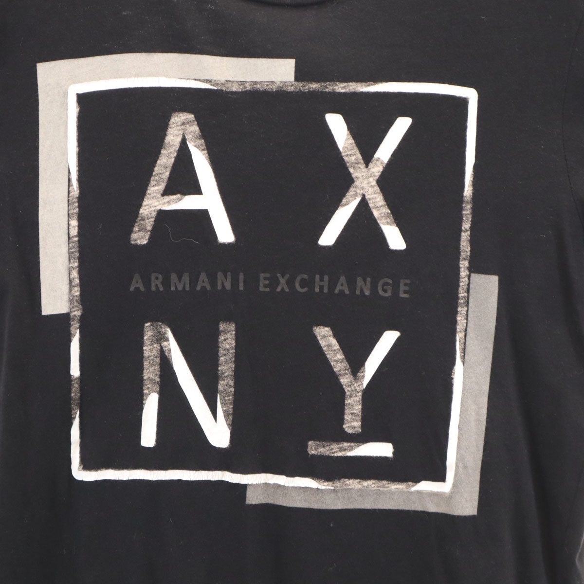 ARMANI EXCHANGE アルマーニエクスチェンジ 半袖 Tシャツ XS ブラック メンズ